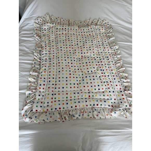 Disney Babies Mickey Mouse Balloons primary colors  Crib Sized Blanket Comforter - Picture 3 of 16